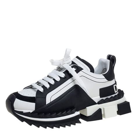 white and black dolce and gabbana shoes
